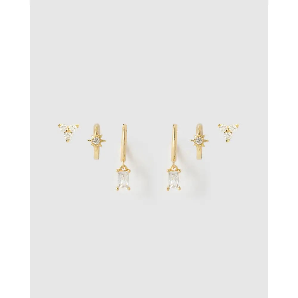 Midnight Earring Stack - Earrings