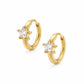 Mika Star Hoop Earrings - Gold - Earrings