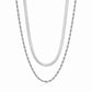 Mikayla Necklace Set - Silver - Necklaces
