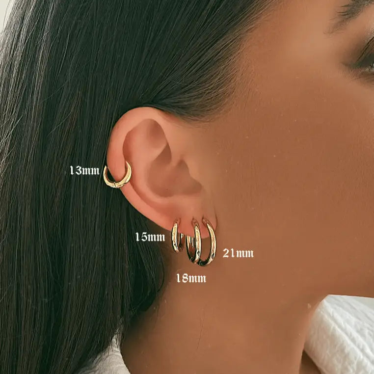 Milla Hoop Earrings - Earrings
