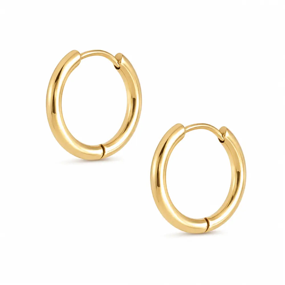 Milla Hoop Earrings - Gold / 13mm - Earrings