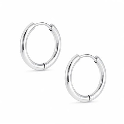 Milla Hoop Earrings - Silver / 13mm - Earrings