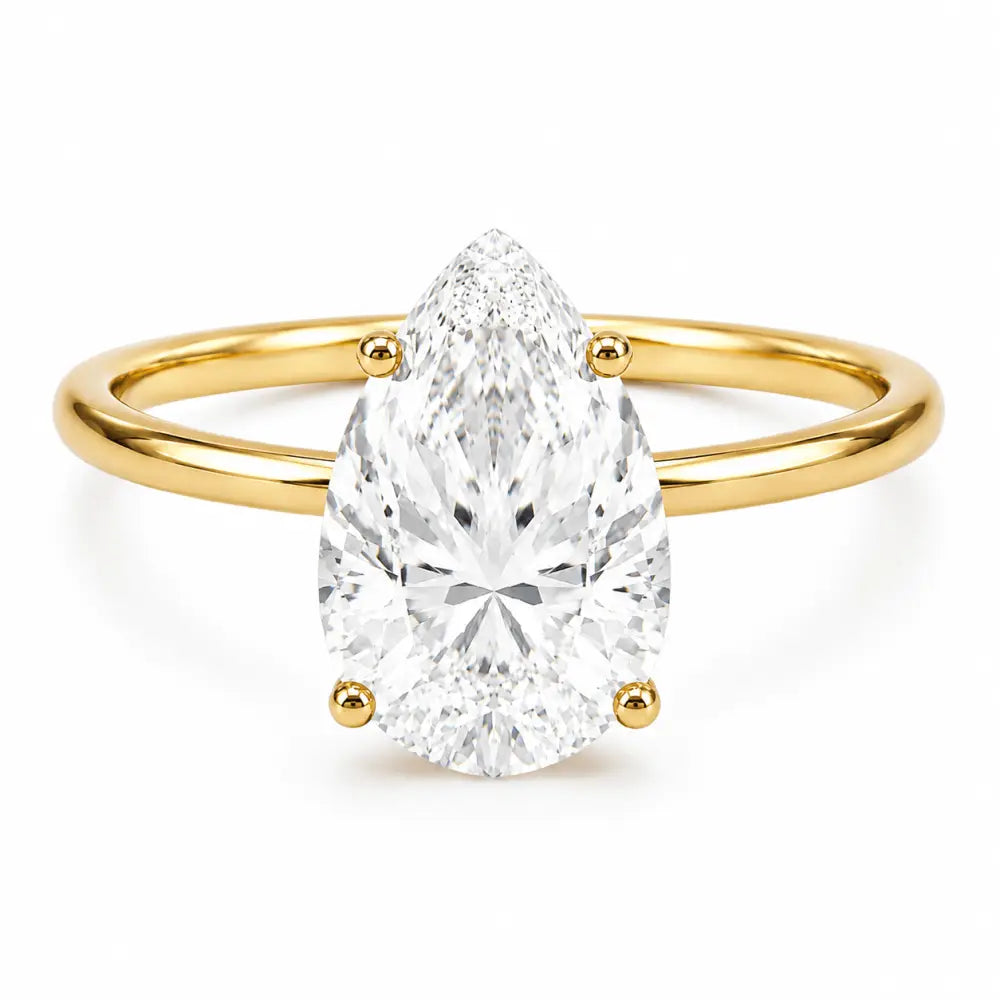 Millie Pear Ring - Gold / 5 - Rings