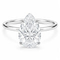 Millie Pear Ring - Silver / 5 - Rings