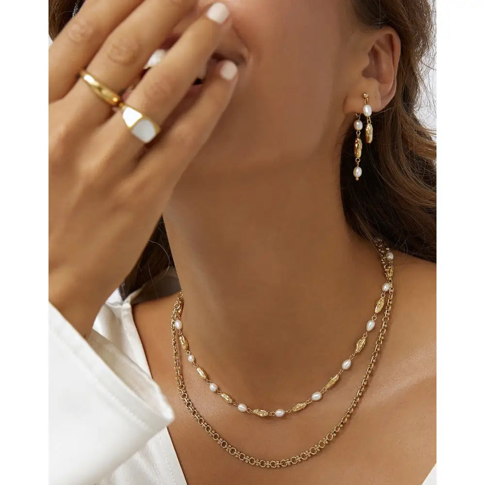 Mimi Gold Drop Earrings - Earrings
