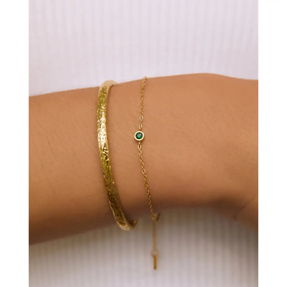 Mini Birthstone Bracelet Stack - Bracelets