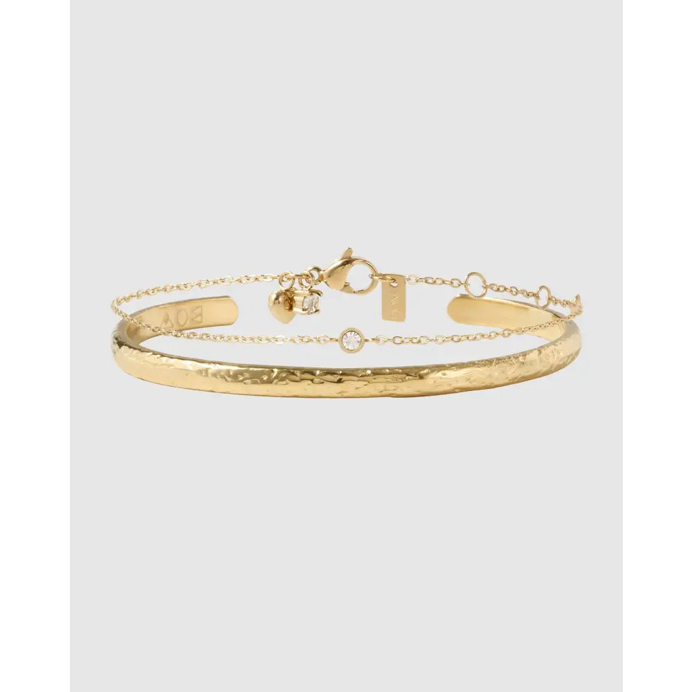 Mini Birthstone Bracelet Stack - April - Diamond - Bracelets