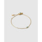 Mini Birthstone Gold Bracelet - March - Aquamarine - Bracelets