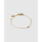 Mini Birthstone Gold Bracelet - May - Emerald - Bracelets