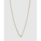 Mini Birthstone Gold Necklace - Gold / June - Pearl - Necklaces