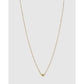 Mini Birthstone Gold Necklace - Gold / November - Citrine - Necklaces