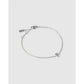 Mini Initial Bracelet - Silver / F - Bracelets