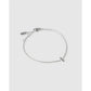 Mini Initial Bracelet - Silver / I - Bracelets
