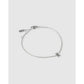 Mini Initial Bracelet - Silver / K - Bracelets