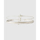 Mini Initial Bracelet Stack - I / Silver - Bracelets