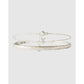 Mini Initial Bracelet Stack - Y / Silver - Bracelets