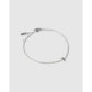 Mini Initial Bracelet - Silver / Y - Bracelets