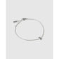 Mini Initial Bracelet - Silver / Z - Bracelets