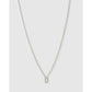 Mini Initial Necklace - D / Silver - Necklaces
