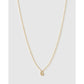 Mini Initial Necklace - G / Gold - Necklaces