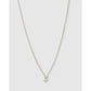 Mini Initial Necklace - S / Silver - Necklaces