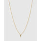 Mini Initial Necklace - Y / Gold - Necklaces