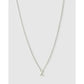 Mini Initial Necklace - Z / Silver - Necklaces