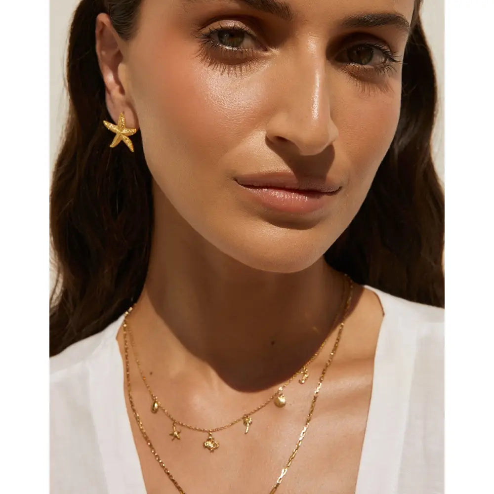 Mini Siesta Gold Earrings - Earrings