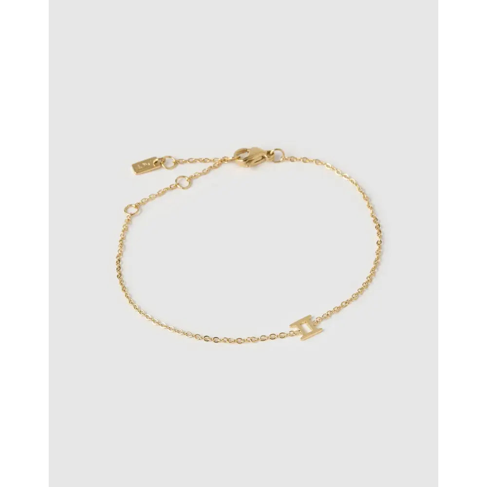 Mini Zodiac Bracelet - Gold / Gemini - Bracelets