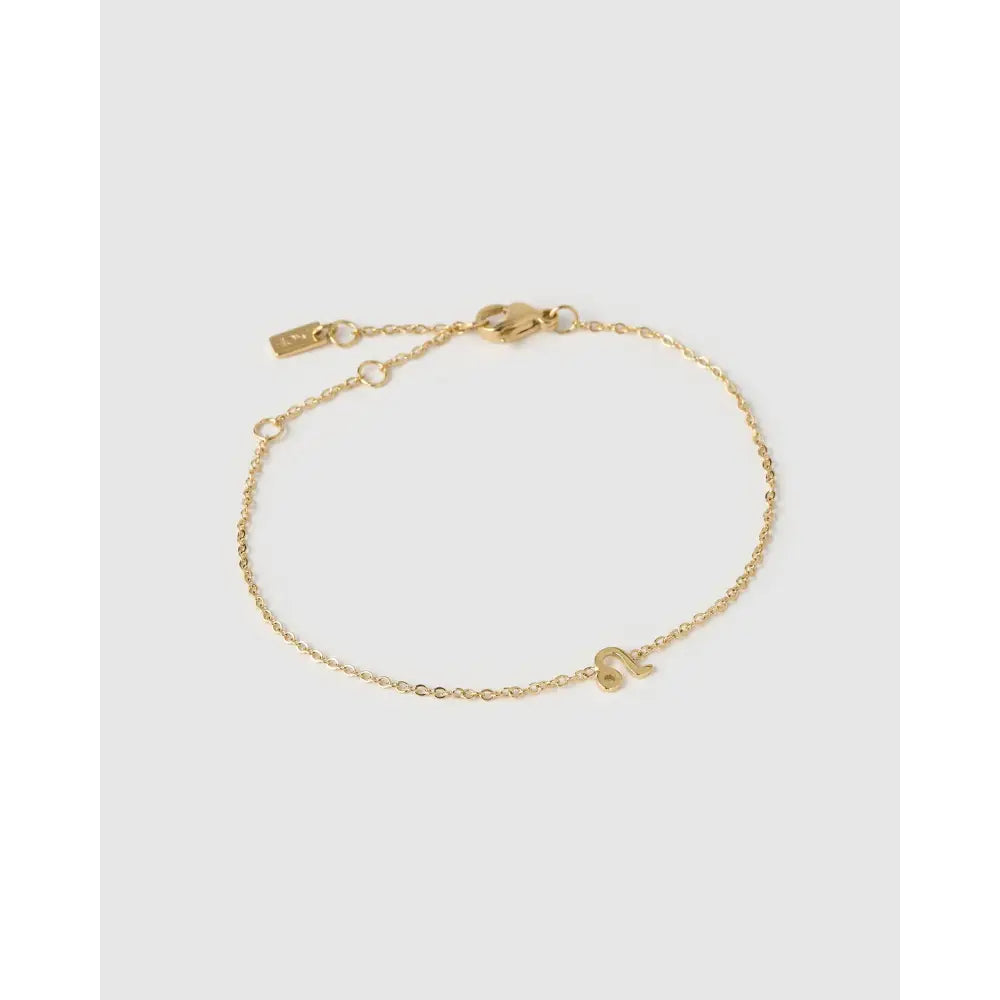 Mini Zodiac Bracelet - Gold / Leo - Bracelets