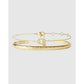 Mini Zodiac Bracelet Stack - Cancer / Gold - Bracelets