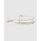 Mini Zodiac Bracelet Stack - Cancer / Silver - Bracelets
