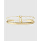 Mini Zodiac Bracelet Stack - Gemini / Gold - Bracelets