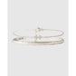 Mini Zodiac Bracelet Stack - Sagittarius / Silver - Bracelets