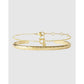 Mini Zodiac Bracelet Stack - Taurus / Gold - Bracelets