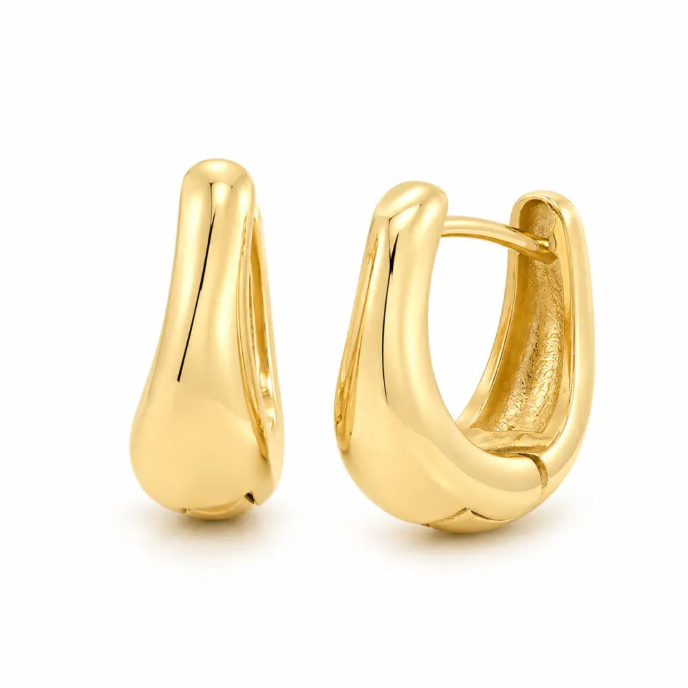 Miranda Hoop Earrings - Gold - Earrings