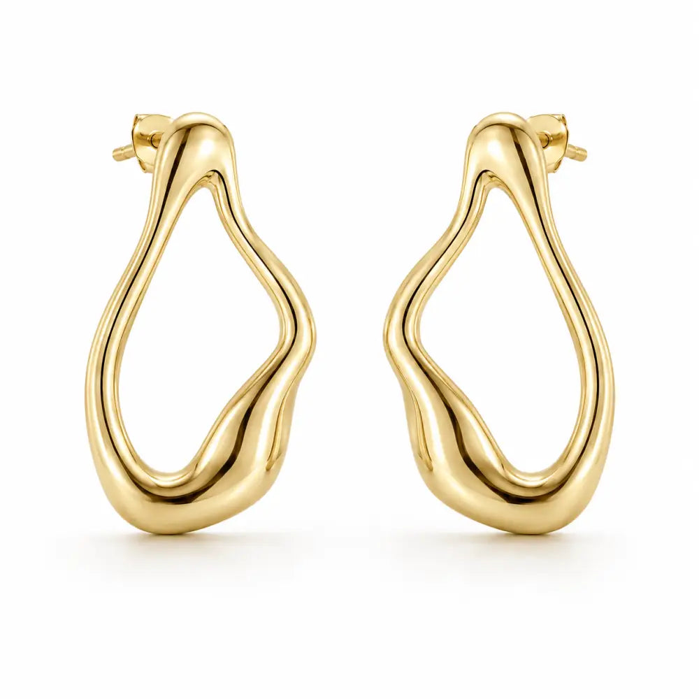 Mishka Stud Earrings - Gold - Earrings