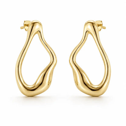 Mishka Stud Earrings - Gold - Earrings