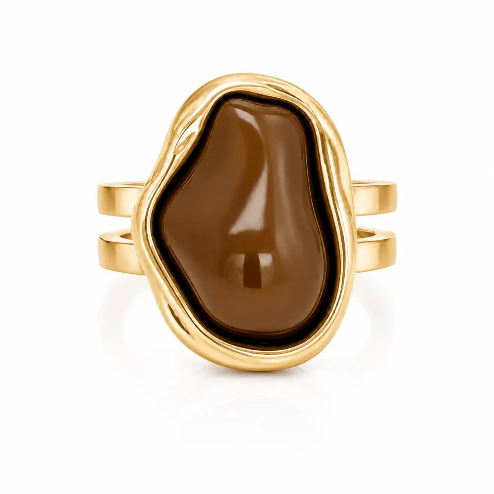 Mocha Ring - Gold / 6 - Rings