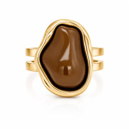 Mocha Ring - Gold / 6 - Rings