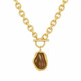 Mocha TBar Necklace - Gold - Necklaces