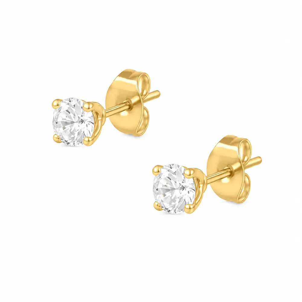 Molly Stud Earrings - Gold / 5mm - Earrings