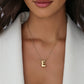 Molten Initial Necklace - Necklaces