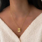Molten Initial Necklace - Necklaces