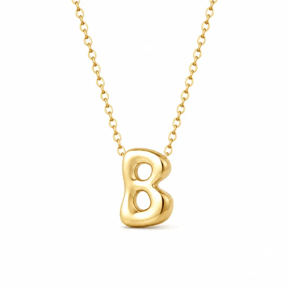 Molten Initial Necklace - Necklaces