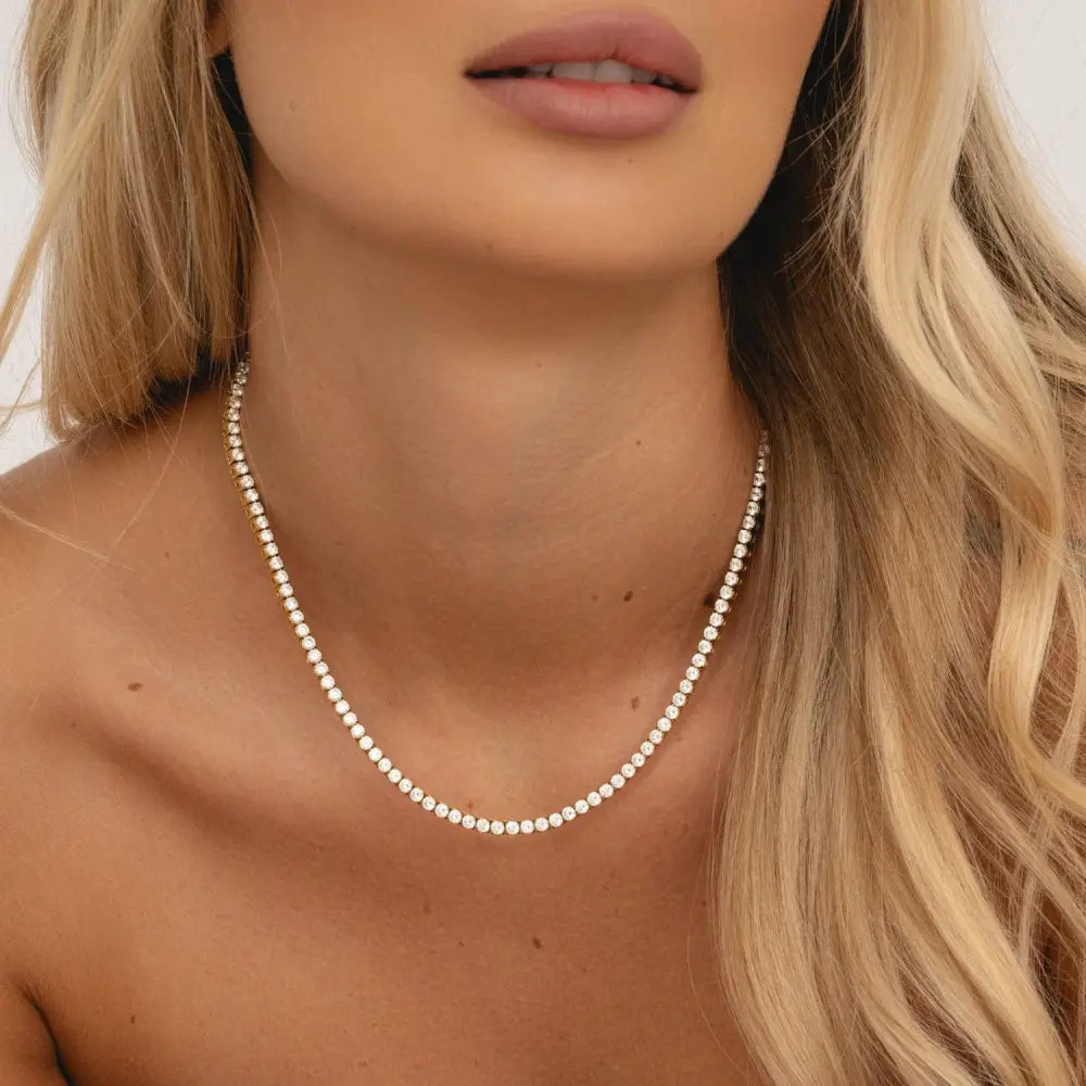 Monroe Tennis Necklace - Necklaces