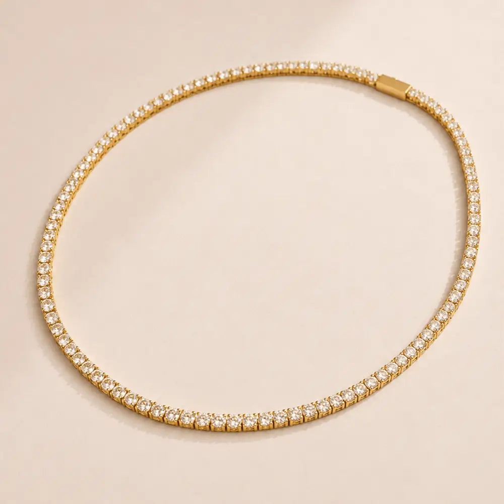 Monroe Tennis Necklace - Necklaces