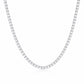 Monroe Tennis Necklace - Silver - Necklaces