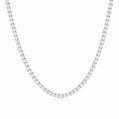 Monroe Tennis Necklace - Silver - Necklaces