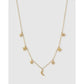 Moondust Gold Charm Necklace - Necklaces